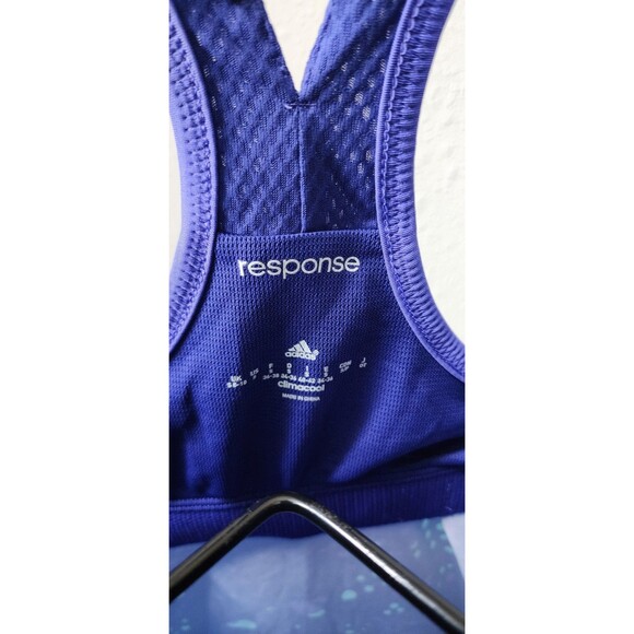 Adidas Women's Response Trend Skirt Top Blue Magenta Dot Splatter Set S - Picture 4 of 11